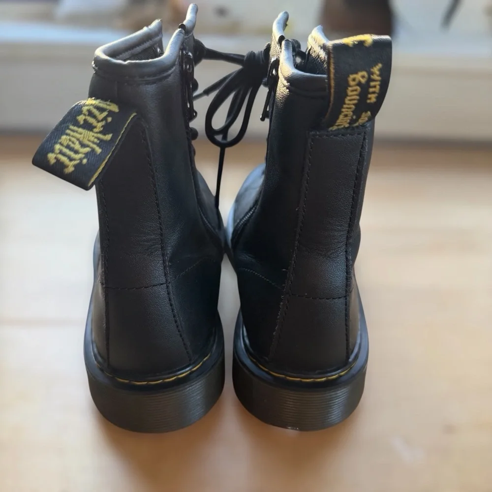 Dr Martens 1460 Youth Boots Black Softy T Leather Size 5Y / Women's 6